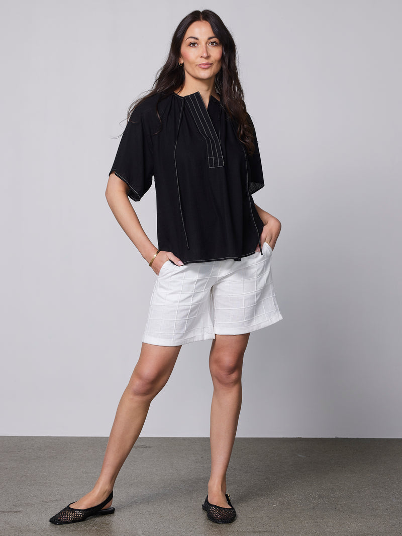 NÜ ZITA bluse Bluser Svart