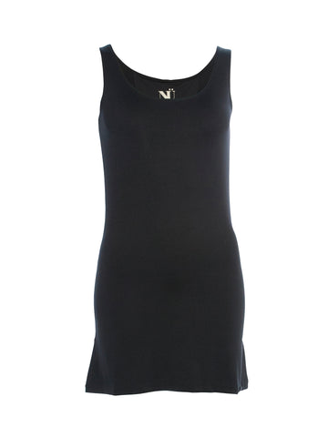 NÜ MOOSE lang topp Topper og t-skjorter Svart